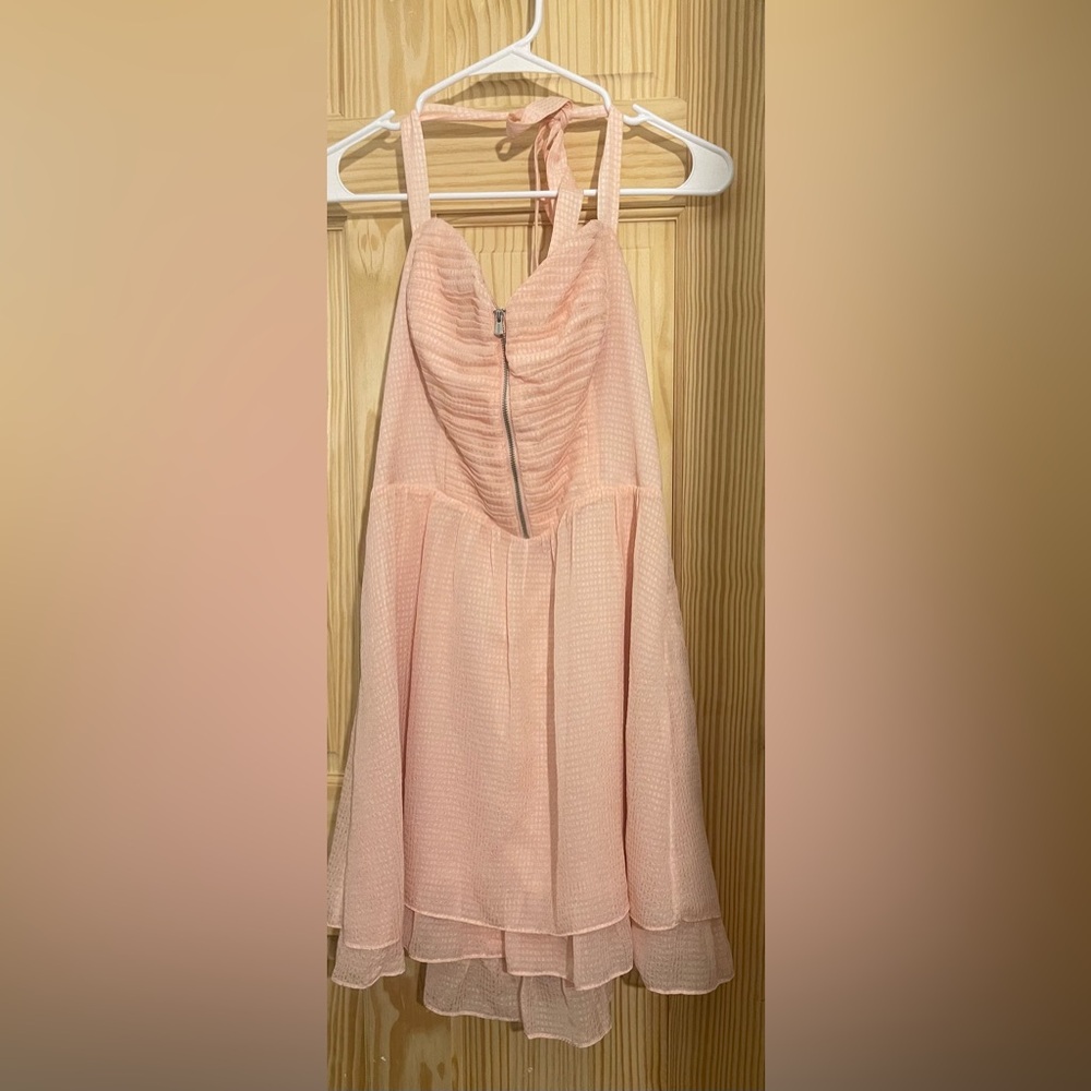 💖💖NicePeach color Strapless Dress - Picture 12 of 13